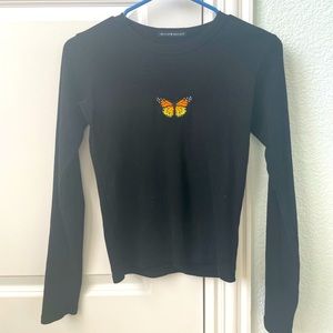 Brandy Melville butterfly long sleeve